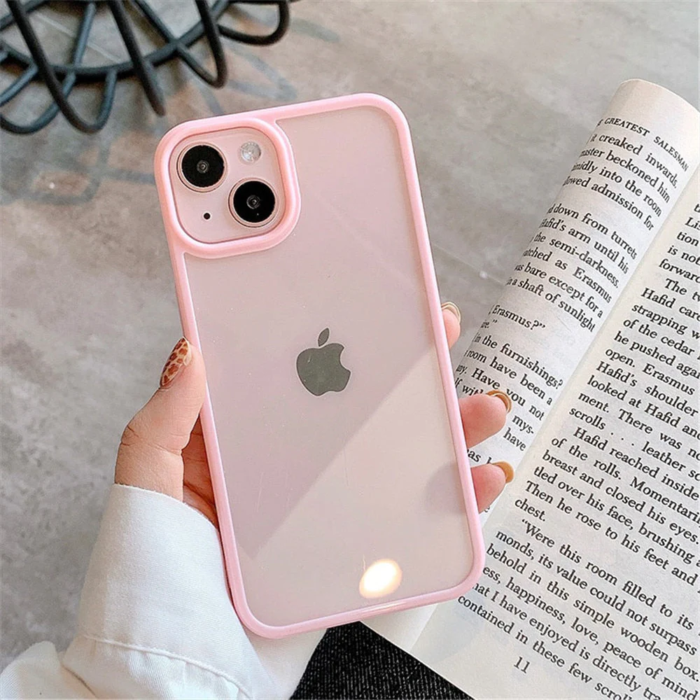 LuxuryKase Shockproof Silicone Bumper Transparent Protection Case Cover For Iphone - Image 9