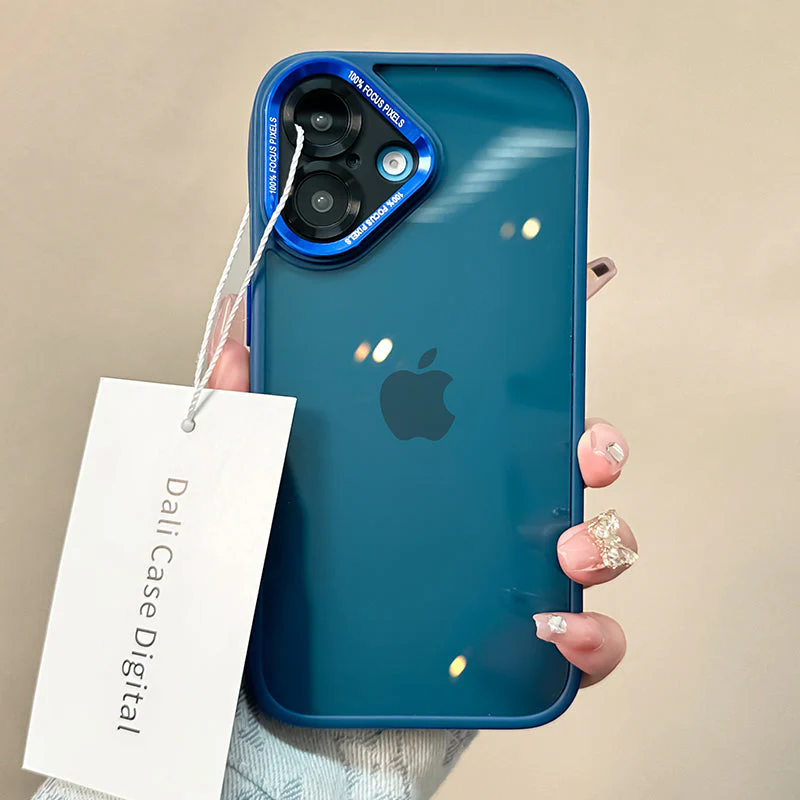 LuxuryKase Shockproof Transparent Back Cover Case | Anti-Scratch Hard PC Back | Soft TPU Bumper | Camera Protection | Slim Fit Design Case For iPhone - Image 6
