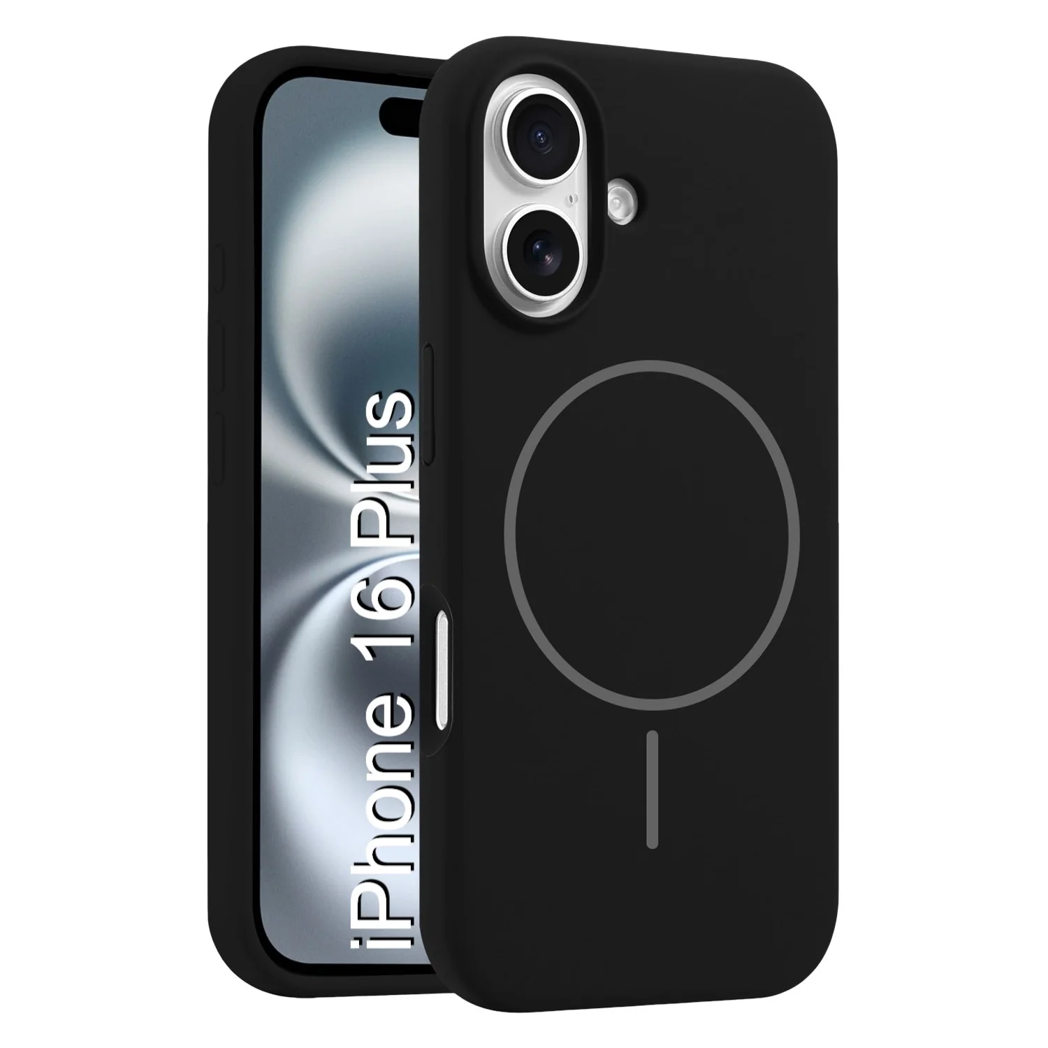 LuxuryKase Silicone Magnetic Case with Soft Microfiber Lining | Mag-Safe Support | Shockproof Protective Cover | Precise Cutouts | Slim Fit Design For iPhone - Image 10