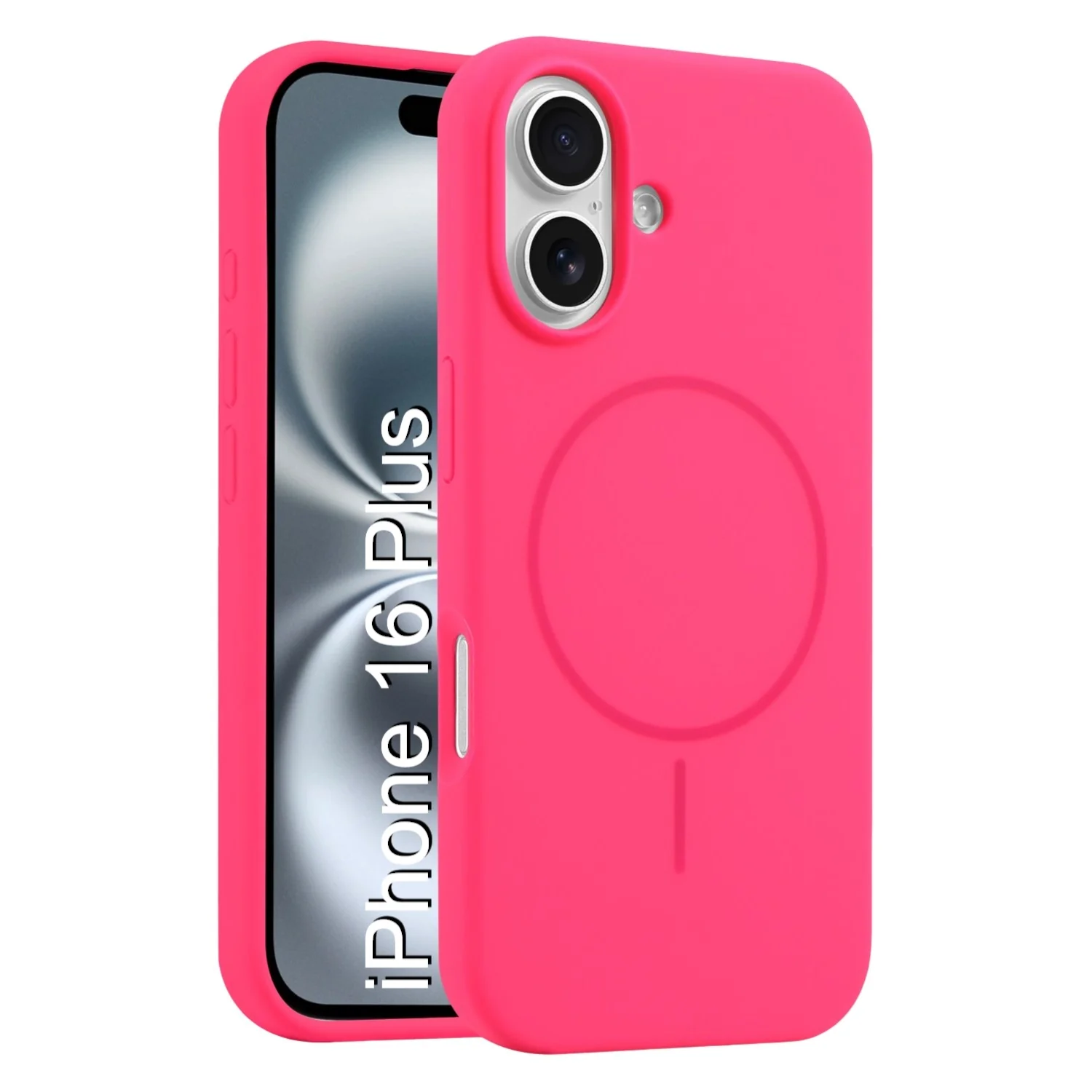 LuxuryKase Silicone Magnetic Case with Soft Microfiber Lining | Mag-Safe Support | Shockproof Protective Cover | Precise Cutouts | Slim Fit Design For iPhone - Image 12