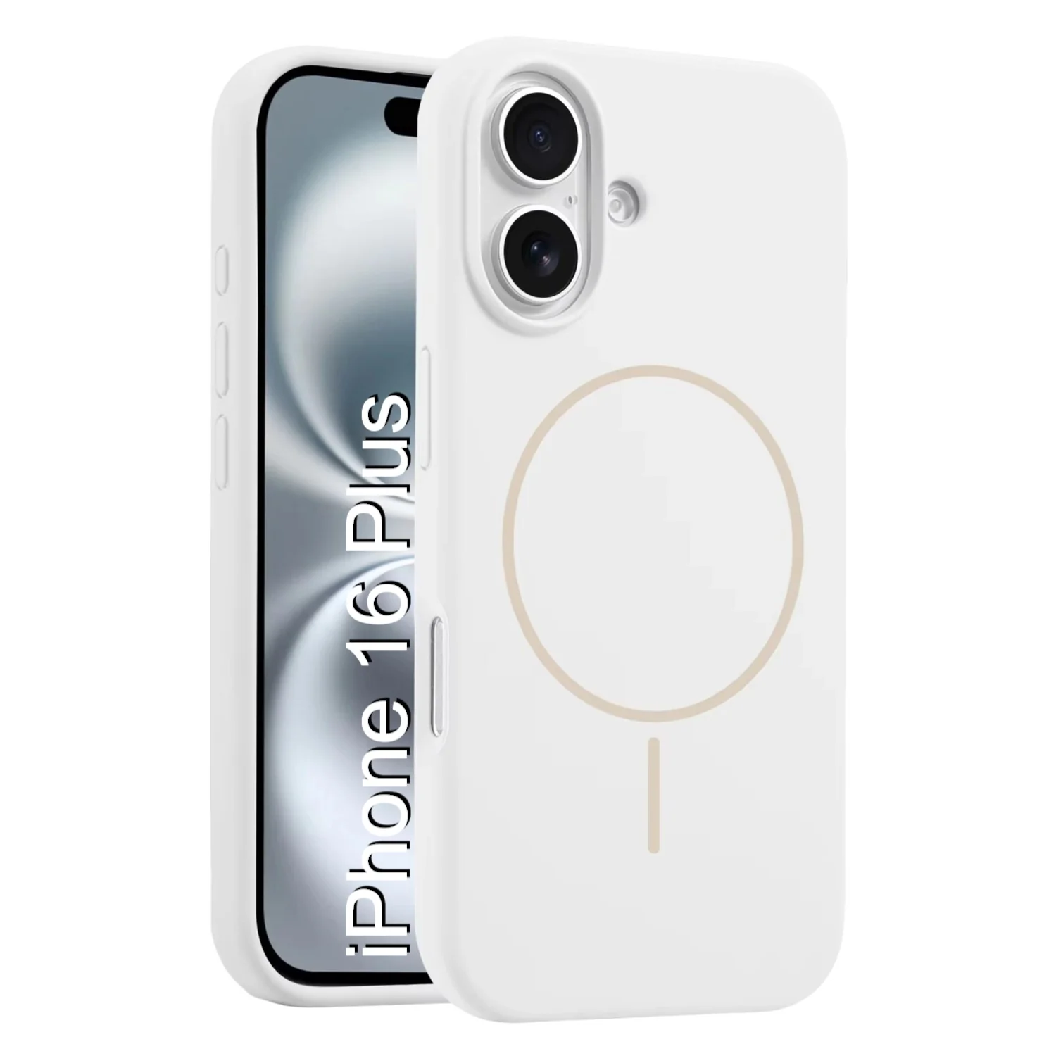 LuxuryKase Silicone Magnetic Case with Soft Microfiber Lining | Mag-Safe Support | Shockproof Protective Cover | Precise Cutouts | Slim Fit Design For iPhone - Image 13
