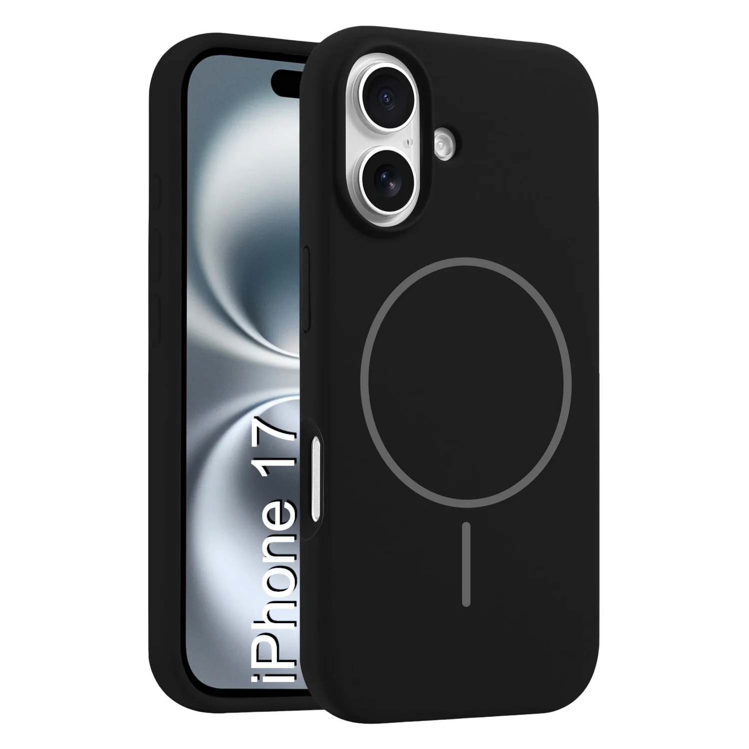 LuxuryKase Silicone Magnetic Case with Soft Microfiber Lining | Mag-Safe Support | Shockproof Protective Cover | Precise Cutouts | Slim Fit Design For iPhone - Image 14