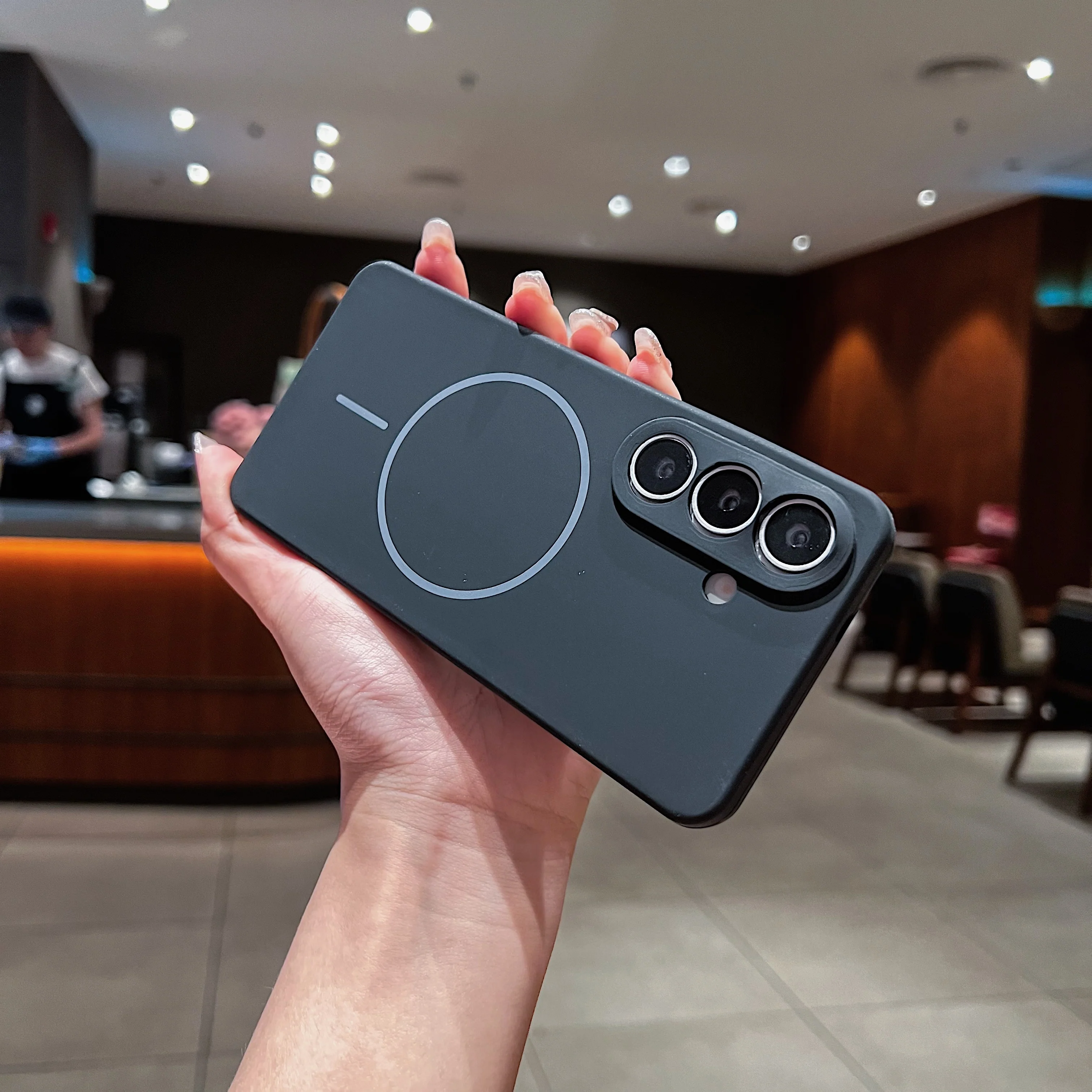 LuxuryKase Silicone Magnetic Case with Soft Microfiber Lining | Mag-Safe Support | Shockproof Protective Cover | Precise Cutouts | Slim Fit Design For iPhone - Image 66