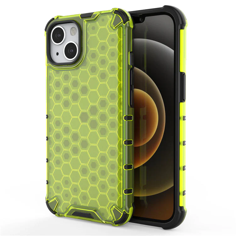 LuxuryKase Transparent Honeycomb Clear Shockproof Hybrid TPU Armor Case Cover For Iphone - Image 18