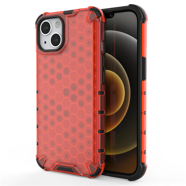 LuxuryKase Transparent Honeycomb Clear Shockproof Hybrid TPU Armor Case Cover For Iphone - Image 8
