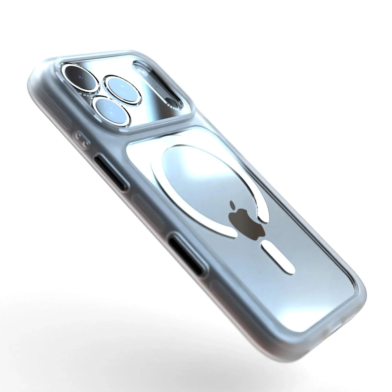 LuxuryKase Ultra-Hybrid MagSafe Clear Case | Crystal Transparent Back | Soft TPU Bumper & Hard PC Back | 360° Slim Shockproof Protection | Metallic Finish Buttons For iPhone 17 & 17 Pro Series - Image 17
