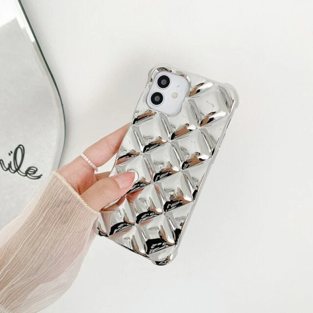 Us Lite Jelly Soft 3D Plating Phone Case For Iphone - Image 2