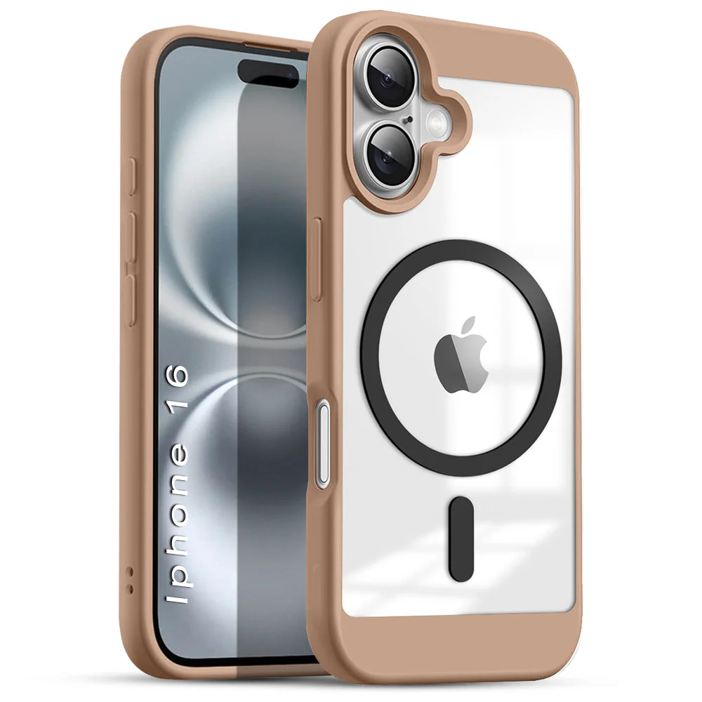 US LITE Shockproof Mag-Safe Transparent Clear Hard Back Cover Case with Soft Edge | Camera Protection & Wireless Charging Support for iPhone Series - Image 60